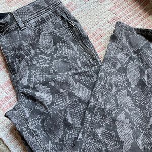 Wit & Wisdom snakeskin jeans